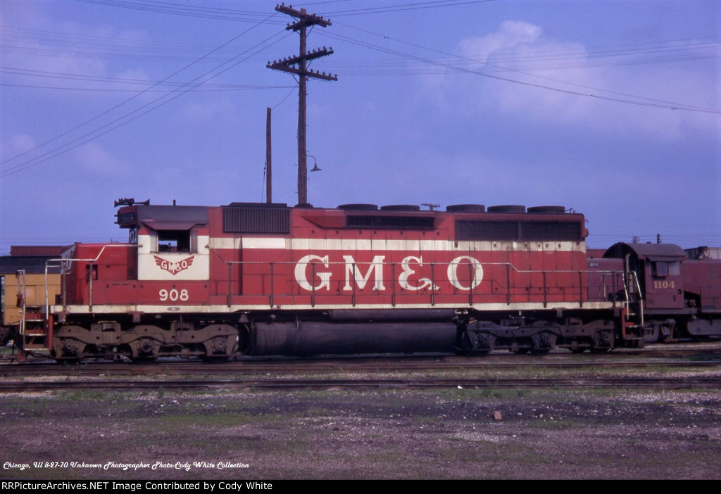 Gulf Mobile and Ohio SD40 908